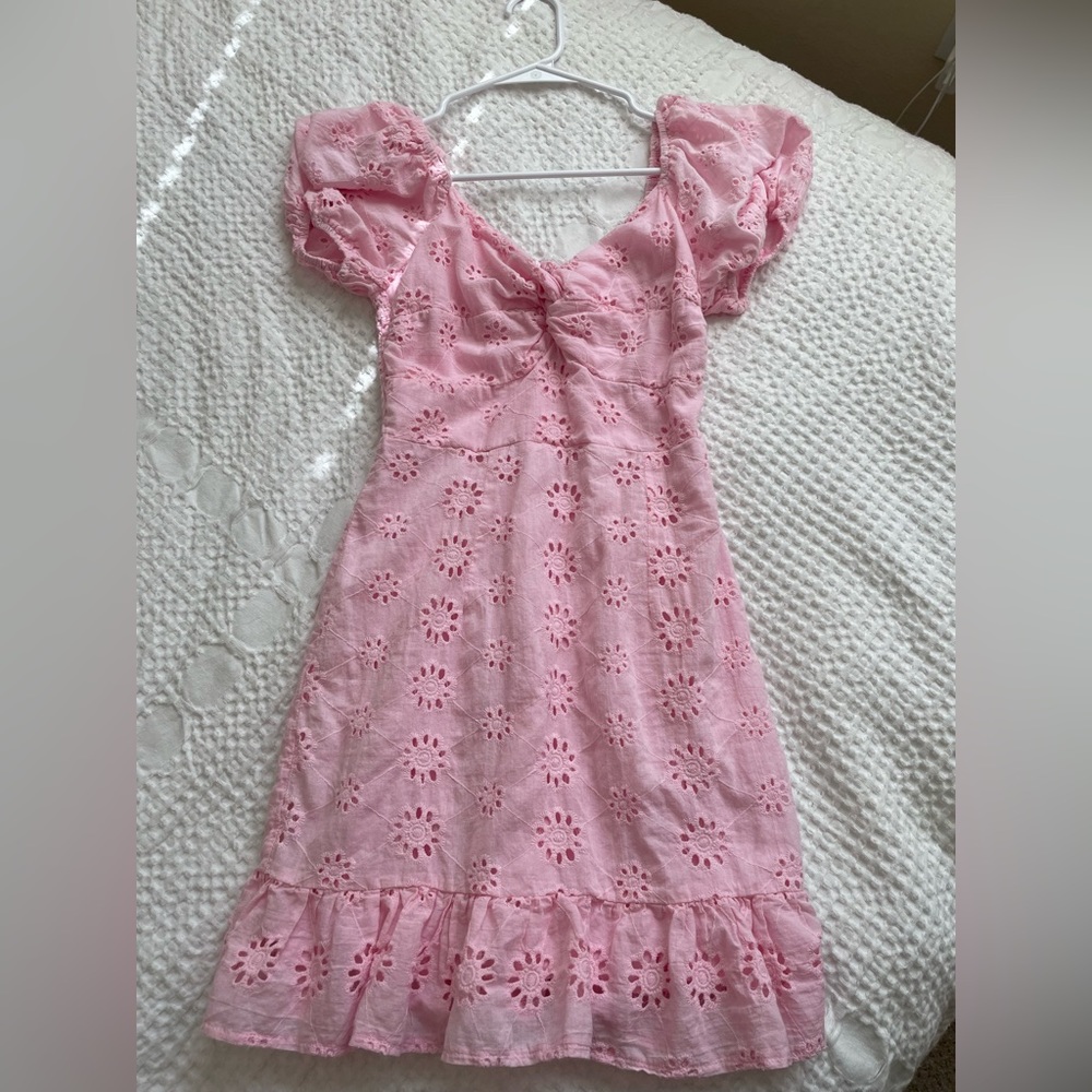 Hello Molly Pink Floral Dress